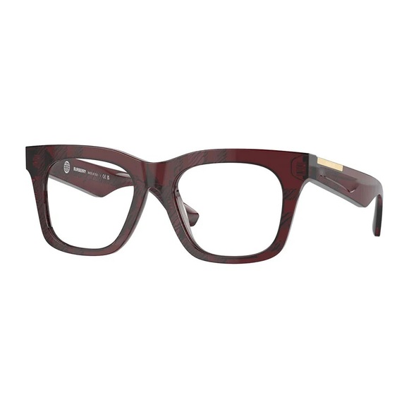 Burberry Eyeglasses BE2407F 4115 Check Red 51mm - Picture 1 of 1